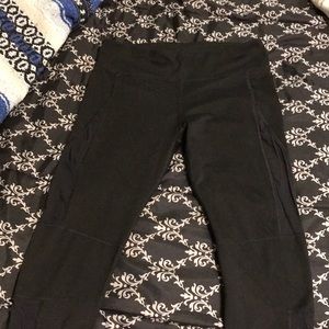 Fabletics leggings with sheer cutouts